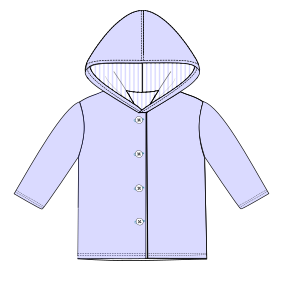 Patron ropa, Fashion sewing pattern, molde confeccion, patronesymoldes.com Jacket 782 BABIES Jackets
